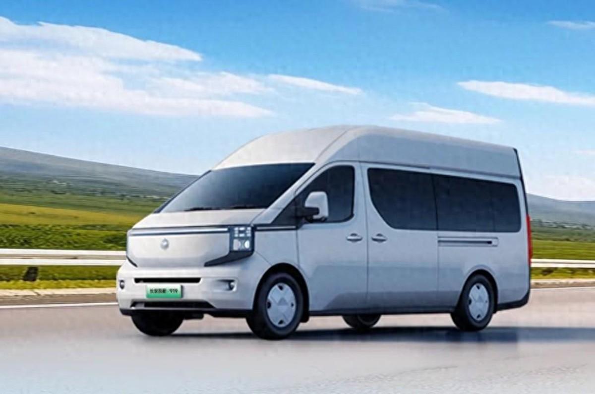 長安凱程V919官圖曝光,側滑門,2+2+2+3座椅,續航500km