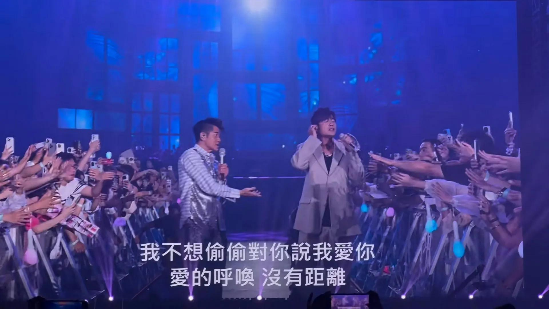 郭富城給周杰倫當嘉賓 熱舞秀腹肌